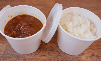 まるなかふぇ テイクアウト カレーライス